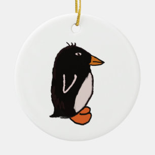 Décoration En Céramique Pingouin