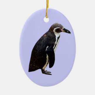 Décoration En Céramique Pingouin de Humboldt accrochant l'ornement pendant