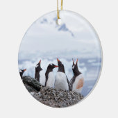 Décoration En Céramique Pingouins en Antarctique (Gauche)