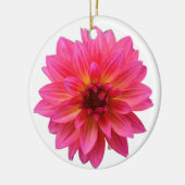 Décoration En Céramique Pink Dahlia Ornament (Gauche)