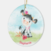 Décoration En Céramique Pink Watercolor (Gauche)