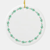 Décoration En Céramique Pinky Promise First Christmas Engaged (Dos)