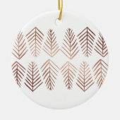 Décoration En Céramique Pins métalliques - cuivre (Devant)