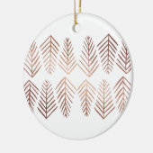 Décoration En Céramique Pins métalliques - cuivre (Gauche)