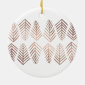 Décoration En Céramique Pins métalliques - cuivre (Dos)