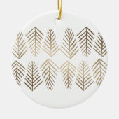 Décoration En Céramique Pins métalliques - or (Devant)