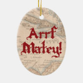 Décoration En Céramique Pirate de rottweiler (Dos)