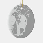 DÉCORATION EN CÉRAMIQUE PIT BULLE ORNAMENT PITTY (Droite)