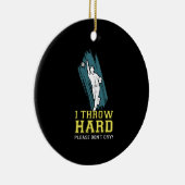 Décoration En Céramique Pitcher de softball de softball (Droite)