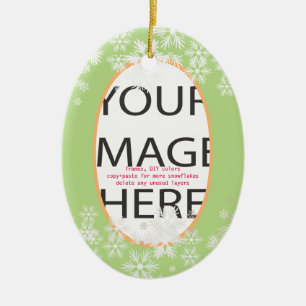 Décoration En Céramique PixDezines Cadre photo personnalisé/couleurs do-it