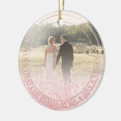 Décoration En Céramique PixDezines Notre premier Noël, Parties scintillant (Gauche)