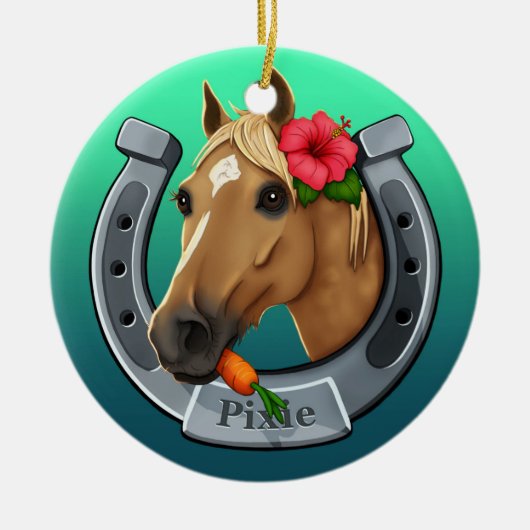 Décoration En Céramique Pixie la jument (Devant)