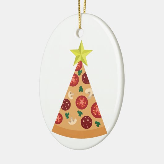 Décoration En Céramique pizza ugly christmas tree funny (Gauche)