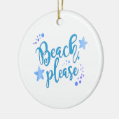 Décoration En Céramique Plage (Gauche)