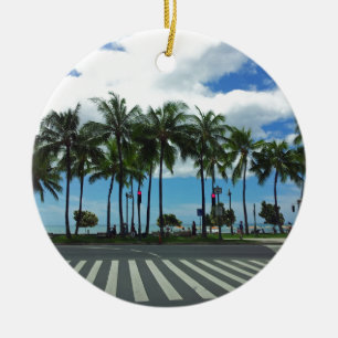 Décoration En Céramique Plage Hawaï de Waikiki