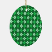 Décoration En Céramique Plaid vert (Droite)