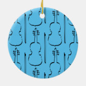 Décoration En Céramique Plan du violon (Dos)