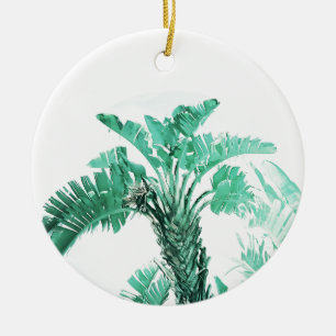 Décoration En Céramique Plante de banane verte