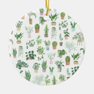 Décoration En Céramique Plantita House Plantes et Pots Motif