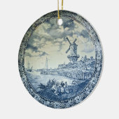 Décoration En Céramique Plaque hollandaise Blue Delft (Gauche)