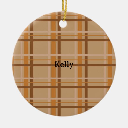 Décoration En Céramique Plat automnal (Devant)