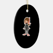 Décoration En Céramique Plongée J'Aime Snorkeling nage fille enfants (Droite)