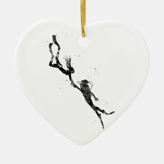 Décoration En Céramique Plongeurs (Devant)