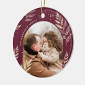 Décoration En Céramique Plum | Winter Laurel Photo (Gauche)