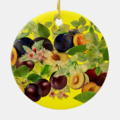 Décoration En Céramique Plums serbes délicieux (Dos)