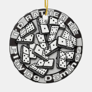 Décoration En Céramique Plutôt Jouer Dominos