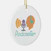 Décoration En Céramique Podcaster (Droite)