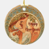 Décoration En Céramique Poésie, cadeau de Noël (Dos)