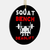 Décoration En Céramique Poids du banc d'entraînement (Droite)
