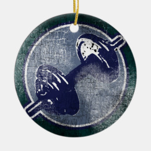 Décoration En Céramique Poids fitness GYM