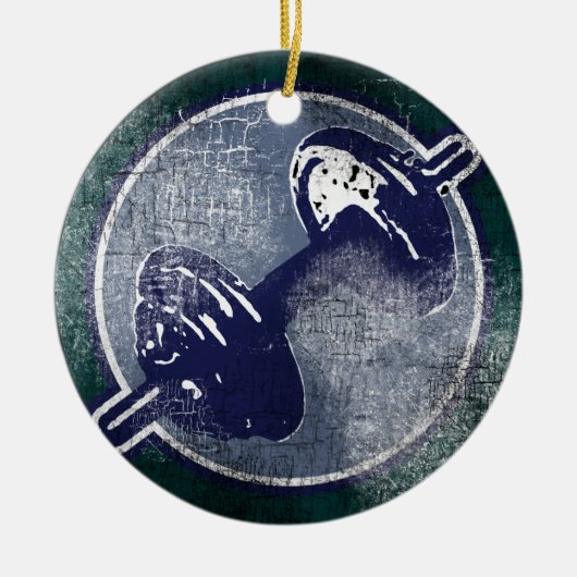 Décoration En Céramique Poids fitness GYM (Devant)