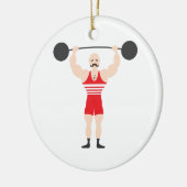 Décoration En Céramique Poids Lifter (Gauche)