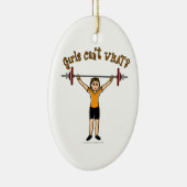 Décoration En Céramique Poids Lifter (léger) (Droite)