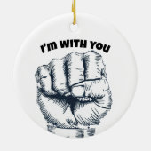 Décoration En Céramique Poing serré (Dos)