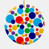 Décoration En Céramique Points de polka (Dos)