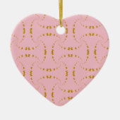 Décoration En Céramique Points or élégants (Devant)