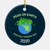 Décoration En Céramique Pois sur Terre (Devant)