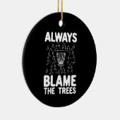 Décoration En Céramique Poison de Disc Golf Disc Basket (Droite)