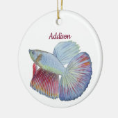 Décoration En Céramique Poisson Combattant (Gauche)