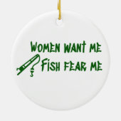 Décoration En Céramique Poisson Craignez-Moi, Pêcheur (Dos)