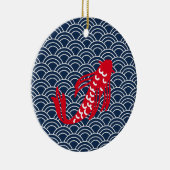 Décoration En Céramique Poisson rouge Koi (Droite)