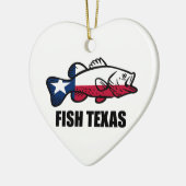 Décoration En Céramique Poisson Texas (Gauche)