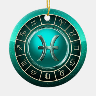 Décoration En Céramique Poissons - le signe astrologique de poissons