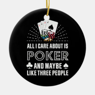 Décoration En Céramique Poker Lover Tout Ce Qui M'Intéresse Est Le Poker