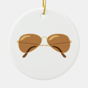 Décoration En Céramique Police Eyeglass