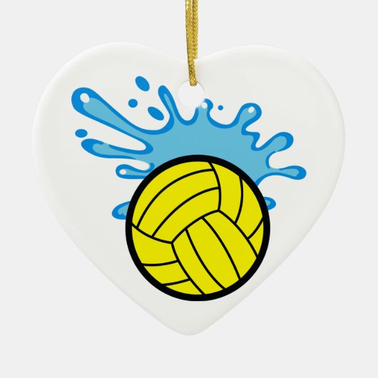 Décoration En Céramique Polo aquatique (Devant)